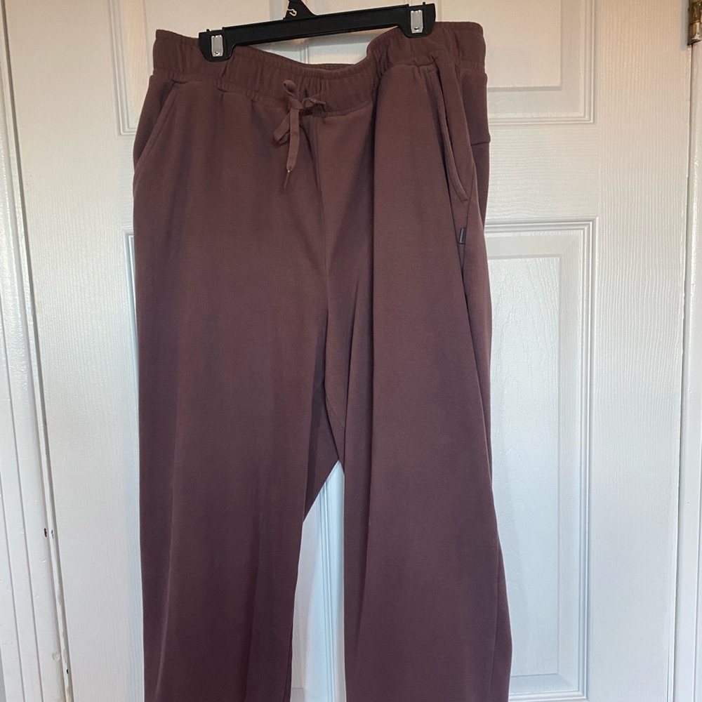 Mondetta Brown Lounge Pants Size Large | Soft Stretchy Drawstring Waist